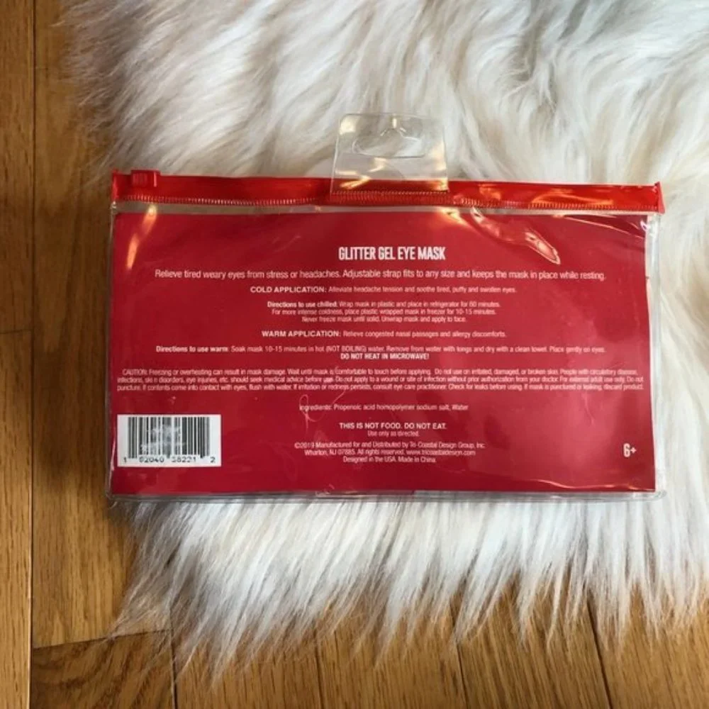 Snow Pup Gel Eye Mask in Pouch